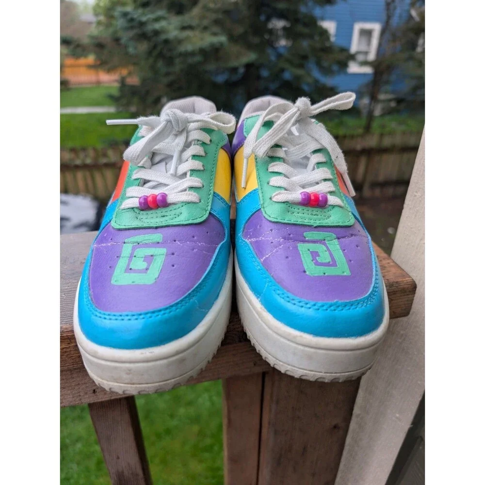 Karl Jacobs Minecraft Colorblock Shoes Logo Dream SMP Gamer Merch YouTuber SZ 9